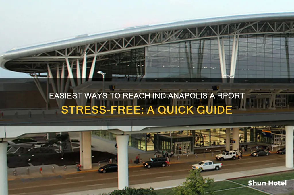 how to get to indy airport