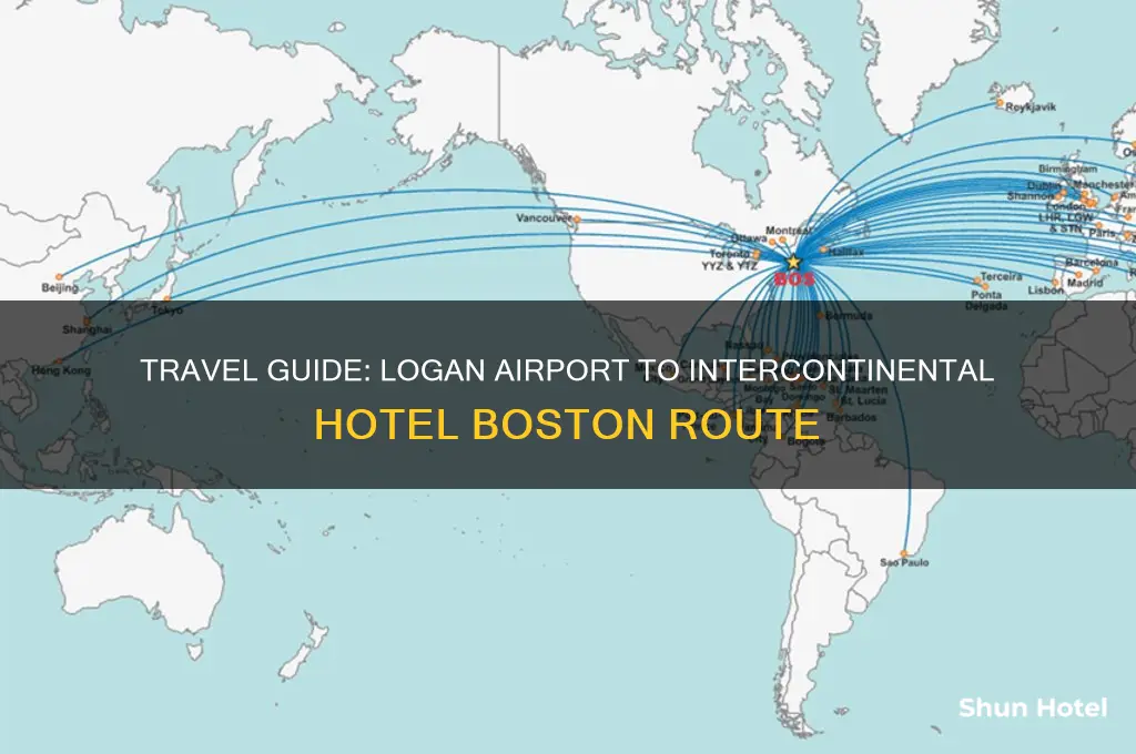 how to get to intercontinental hotel from logan international airport