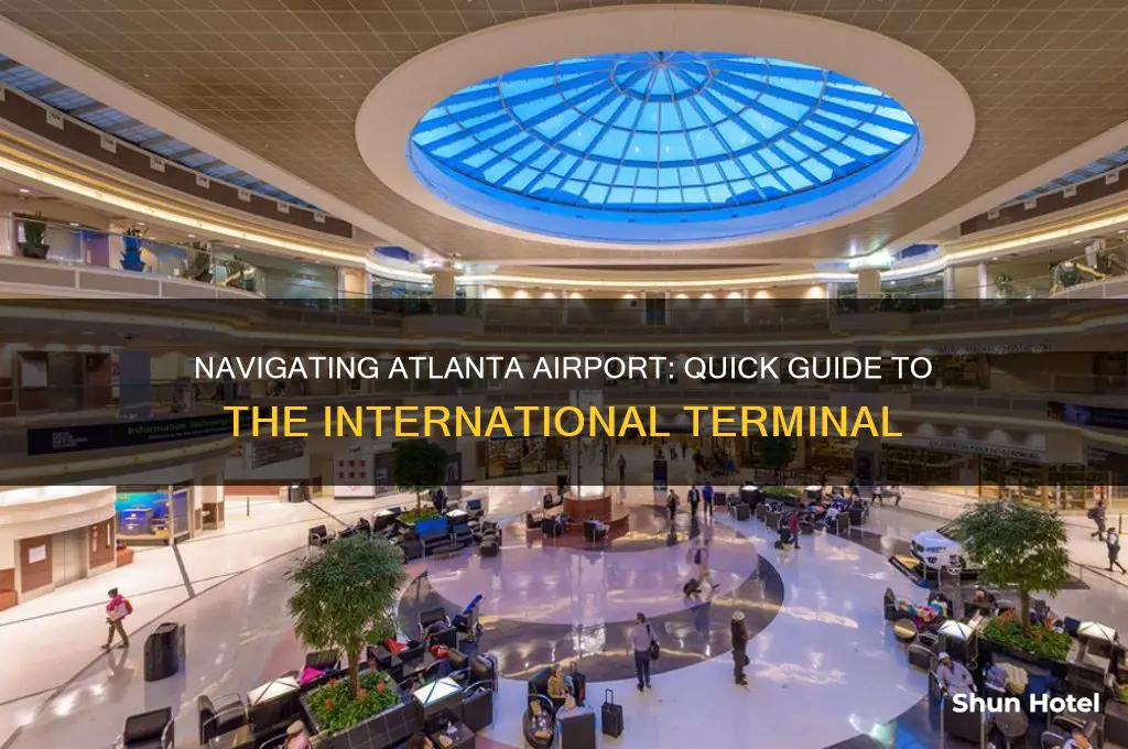 how to get to international terminal atlanta airport