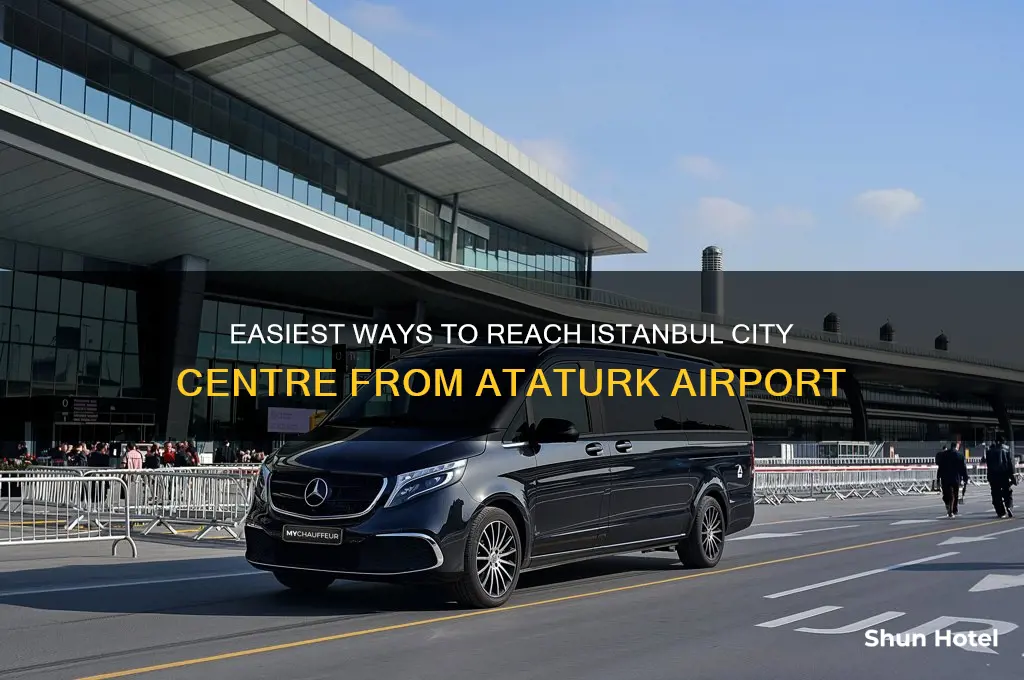 how to get to istanbul city centre from ataturk airport