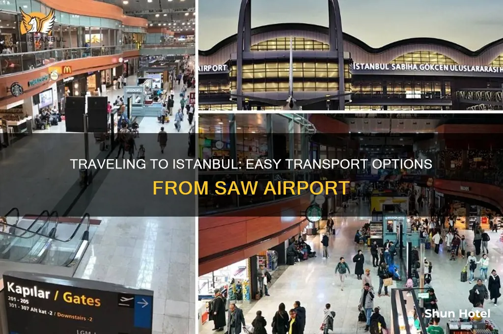 how to get to istanbul from saw airport