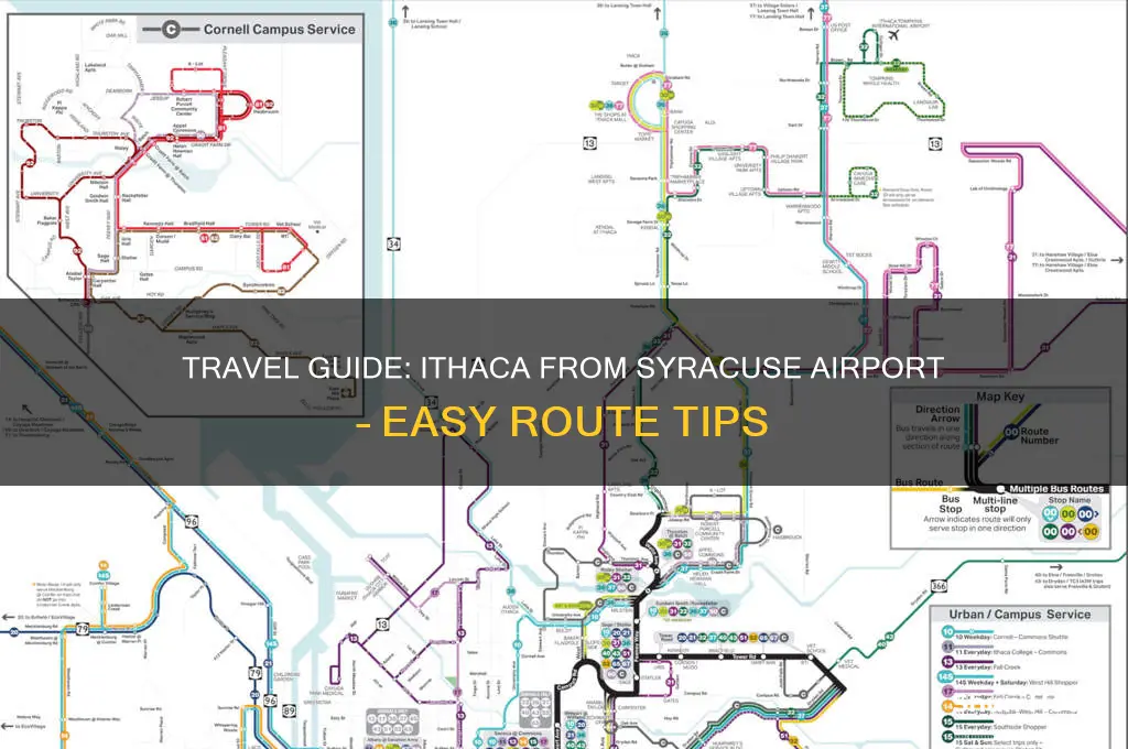 how to get to ithaca from syracuse airport