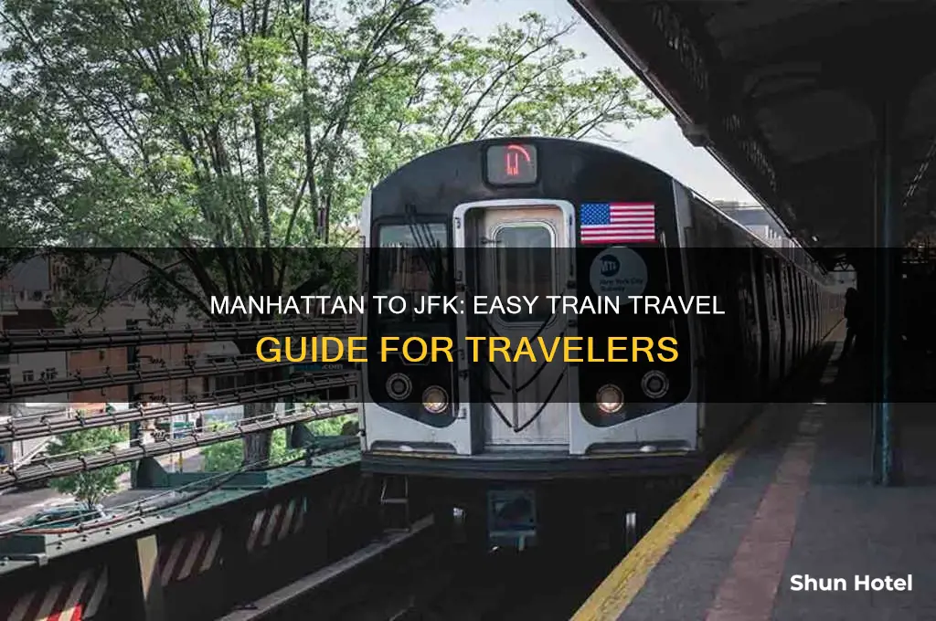 how to get to jfk airport by train from manhattan