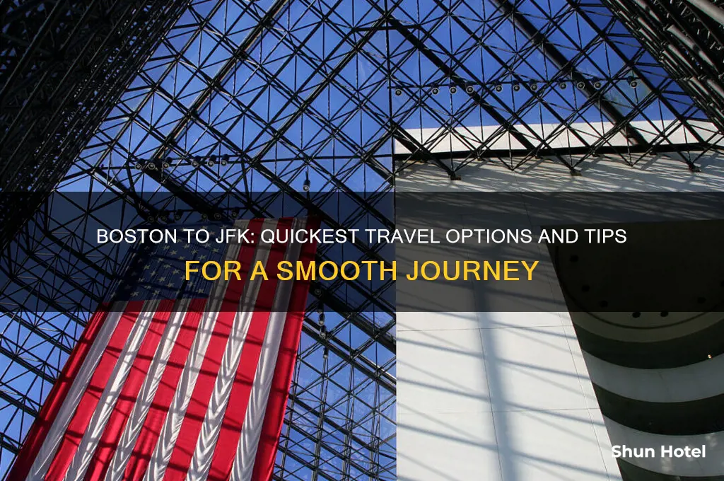 how to get to jfk airport from boston