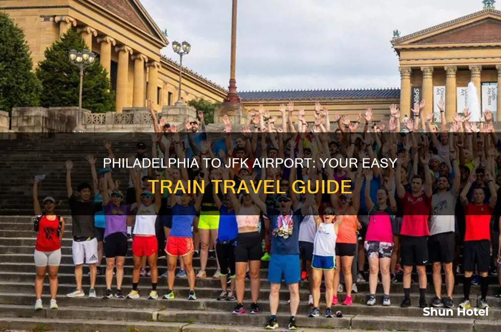 how to get to jfk airport from philadelphia by train