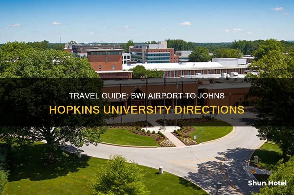 how to get to johns hopkins from bwi airport