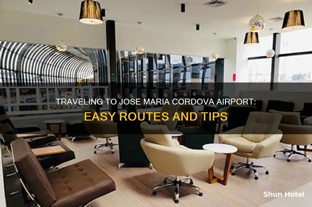 how to get to jose maria cordova airport