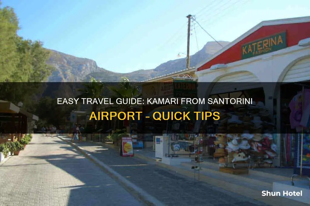 how to get to kamari from airport