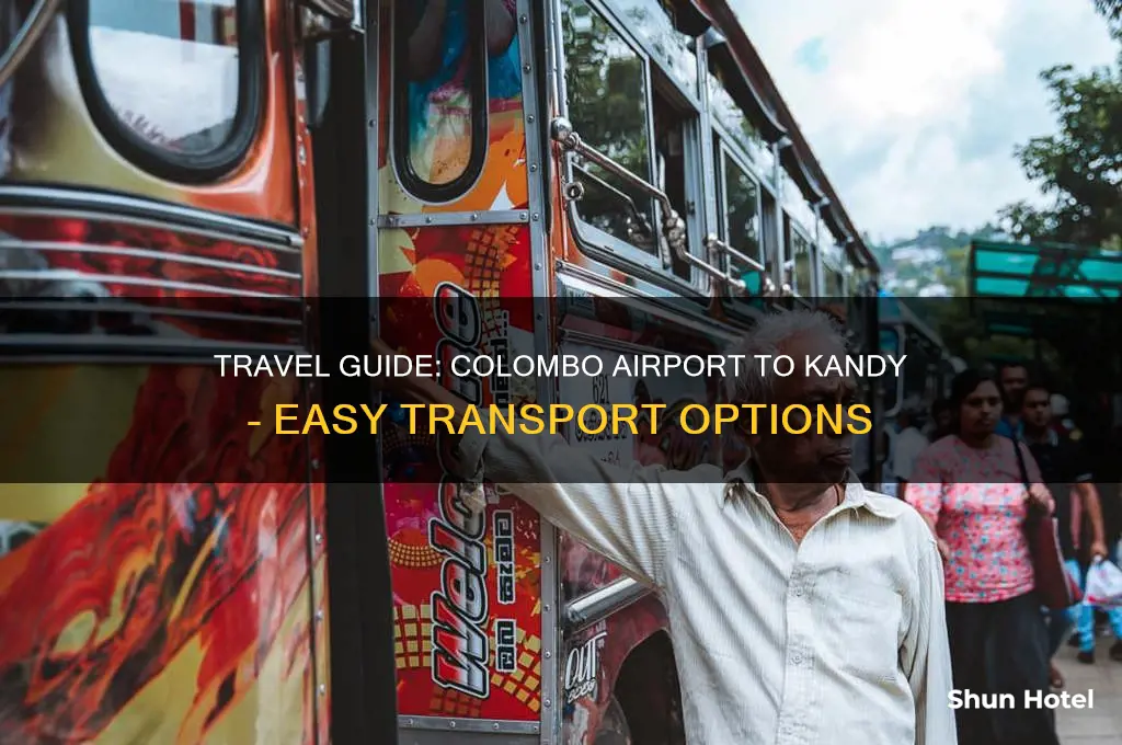 how to get to kandy from colombo airport