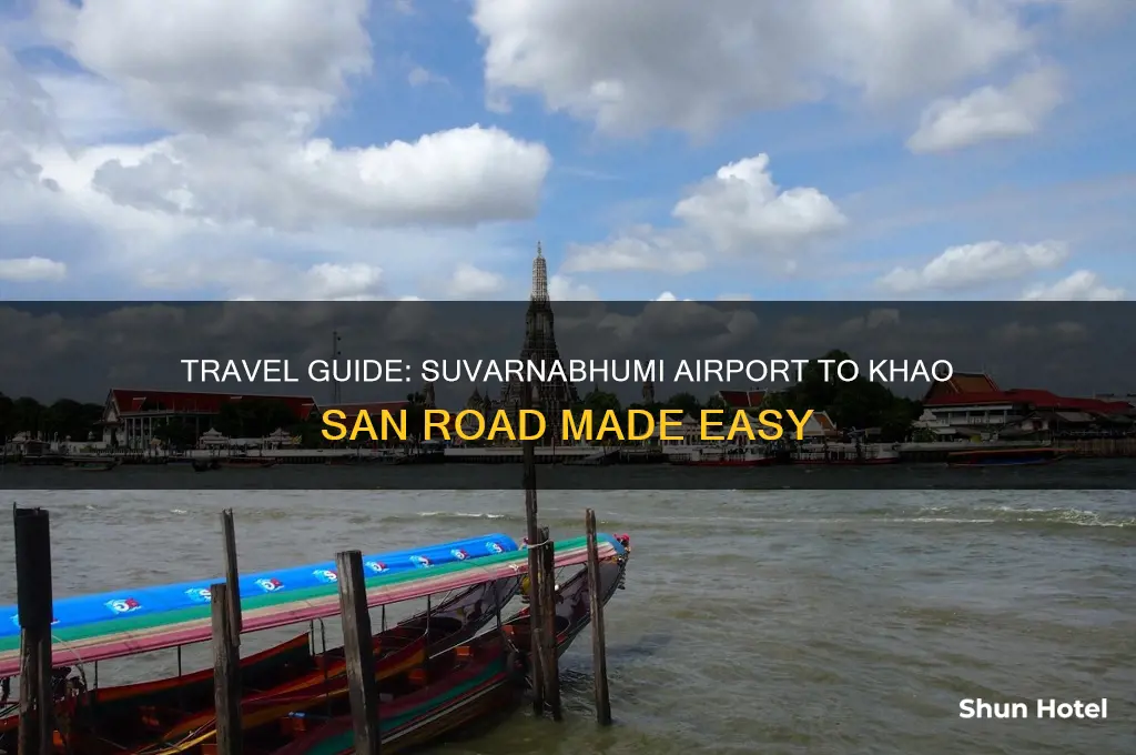 how to get to khao san road from suvarnabhumi airport