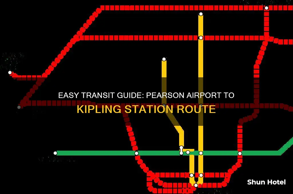 how to get to kipling station from pearson airport
