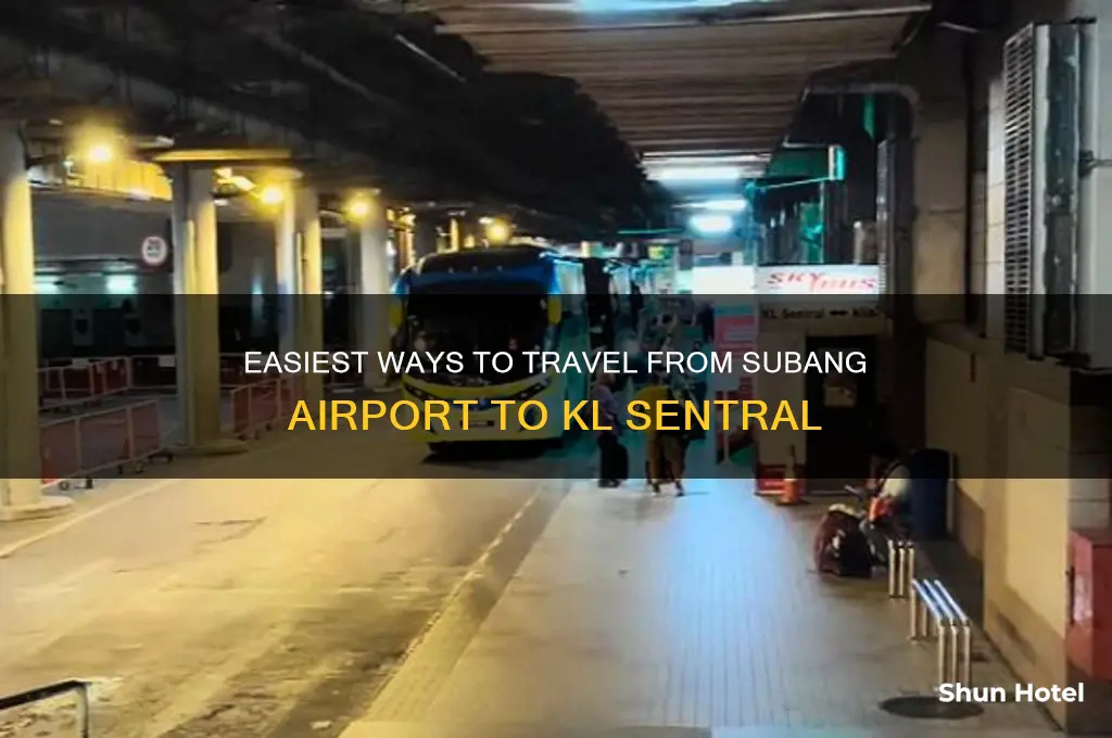 how to get to kl sentral from subang airport