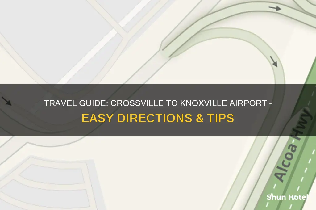 how to get to knoxville airport from crossville tn