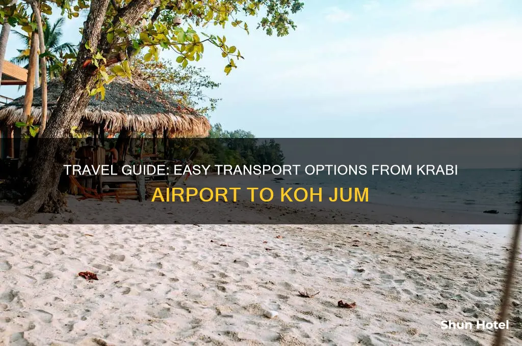 how to get to koh jum from krabi airport