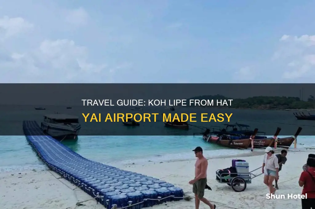 how to get to koh lipe from hat yai airport