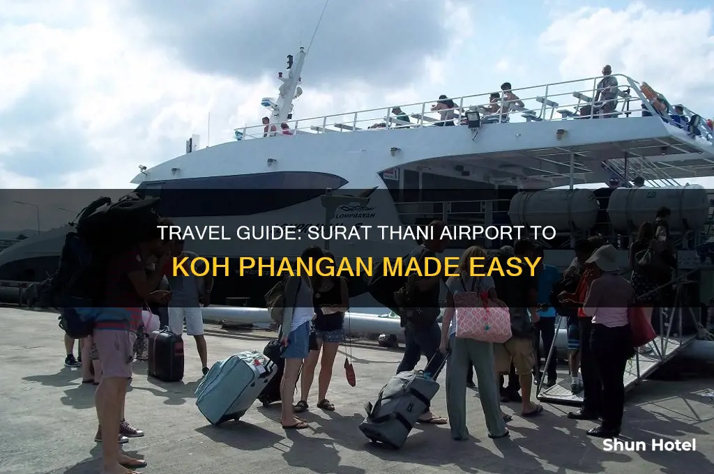 how to get to koh phangan from surat thani airport
