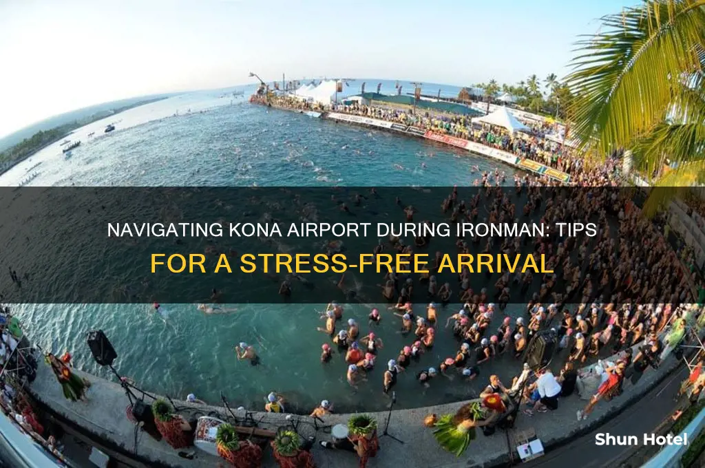 how to get to kona airport during ironman