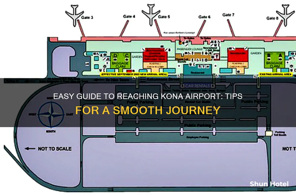how to get to kona airport