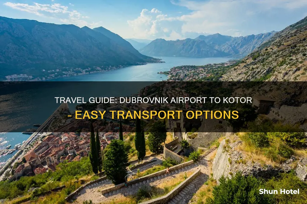 how to get to kotor from dubrovnik airport