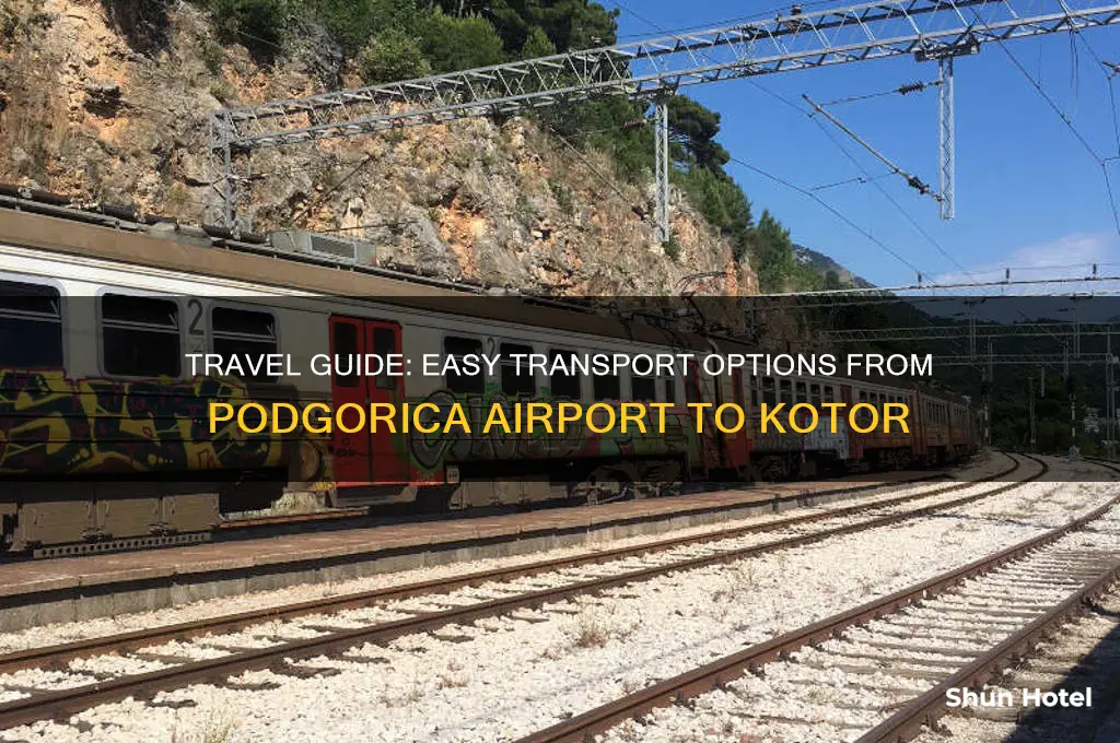 how to get to kotor from podgorica airport