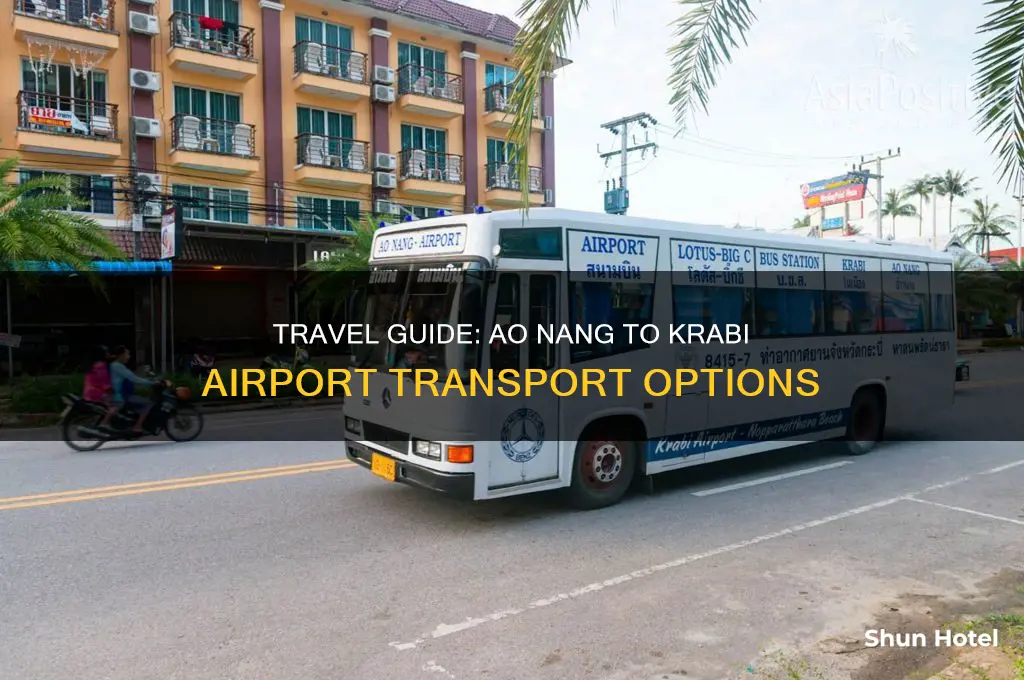 how to get to krabi airport from ao nang