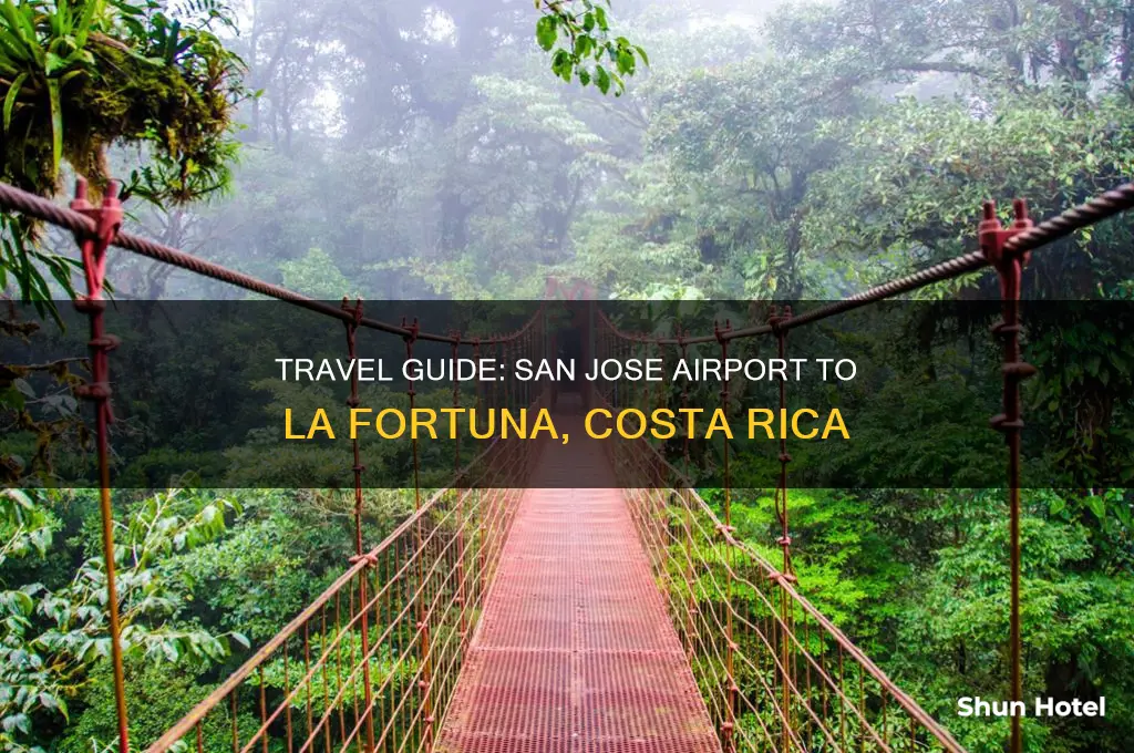 how to get to la fortuna from san jose airport