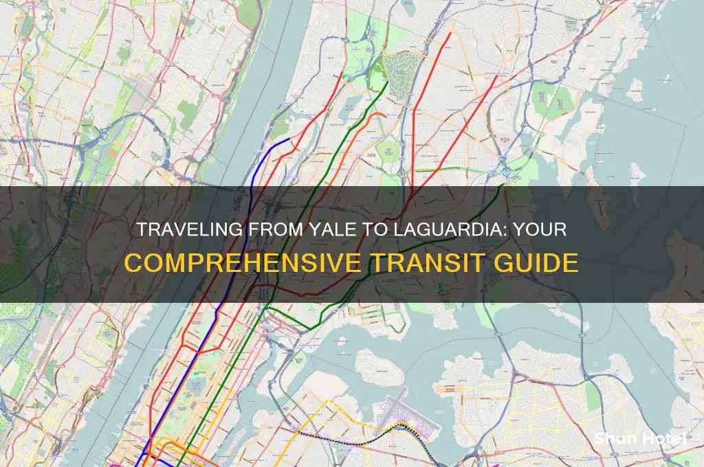 how to get to la guardia airport from yale