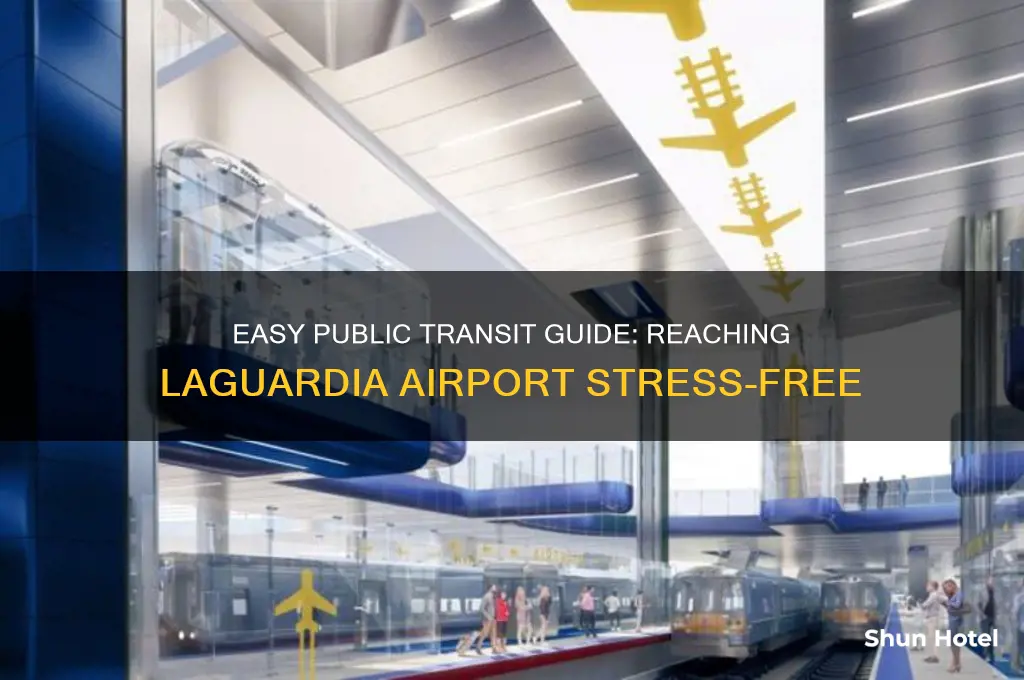 how to get to laguardia airport by public transportation