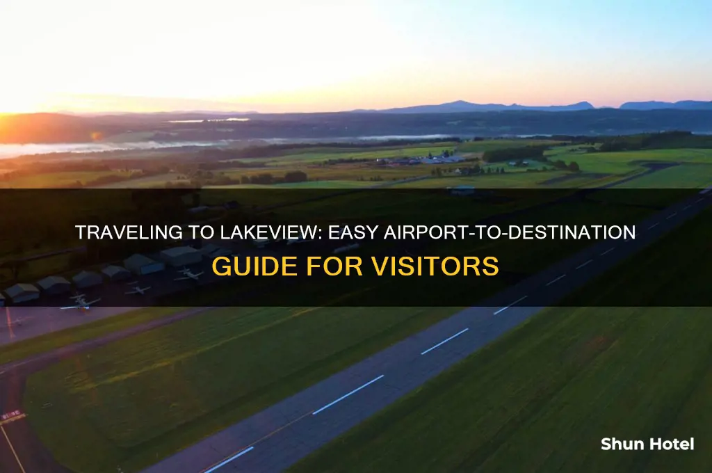 how to get to lakeview from a major airport
