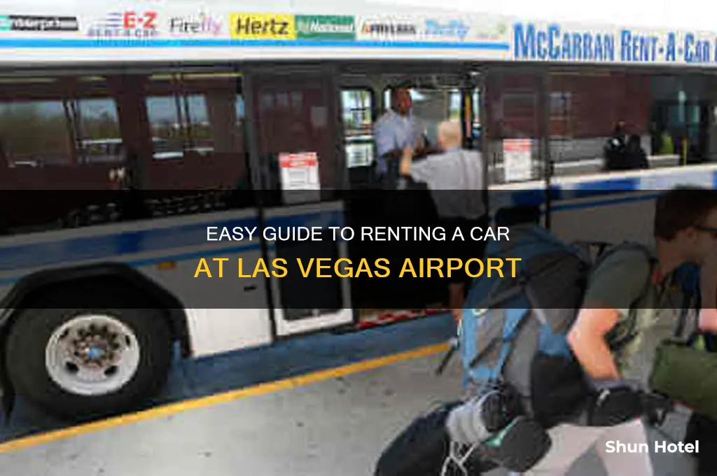 how to get to las vegas airport car rental