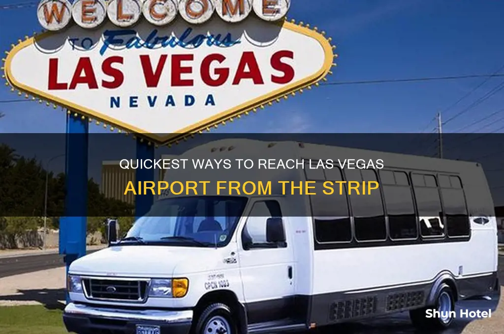how to get to las vegas airport from strip