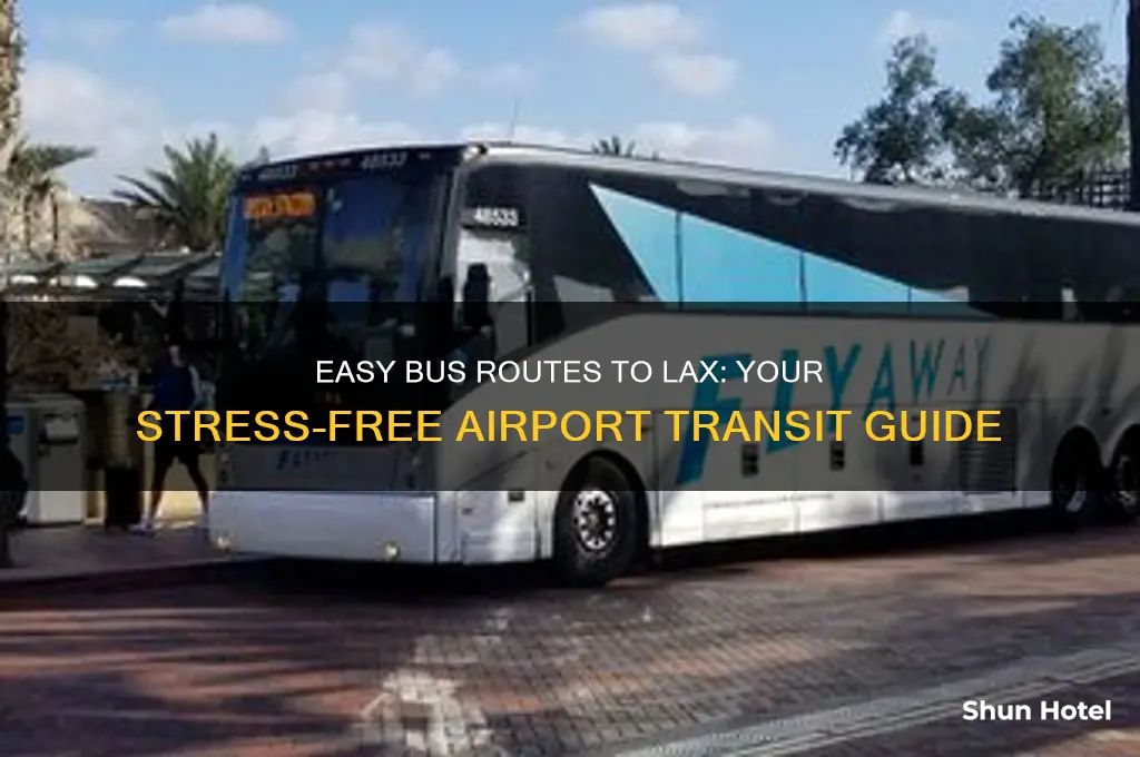 how to get to lax airport by bus