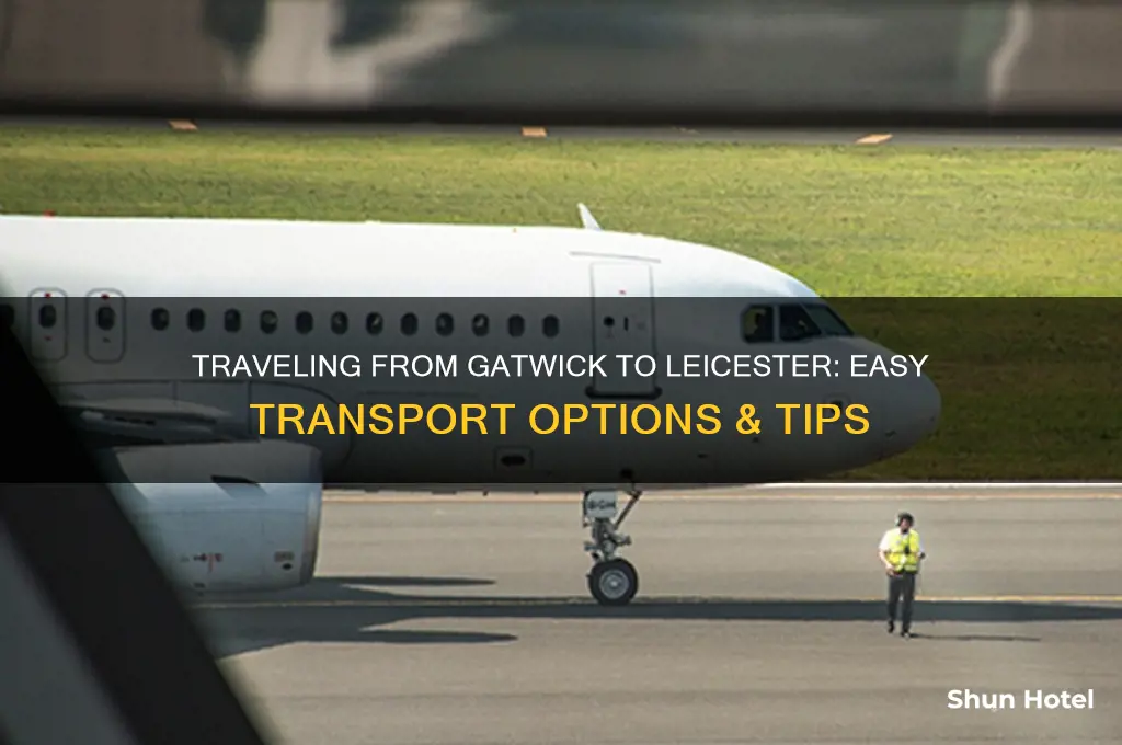 how to get to leicester from gatwick airport