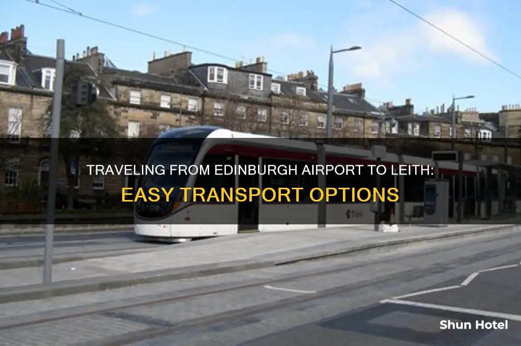 how to get to leith from edinburgh airport