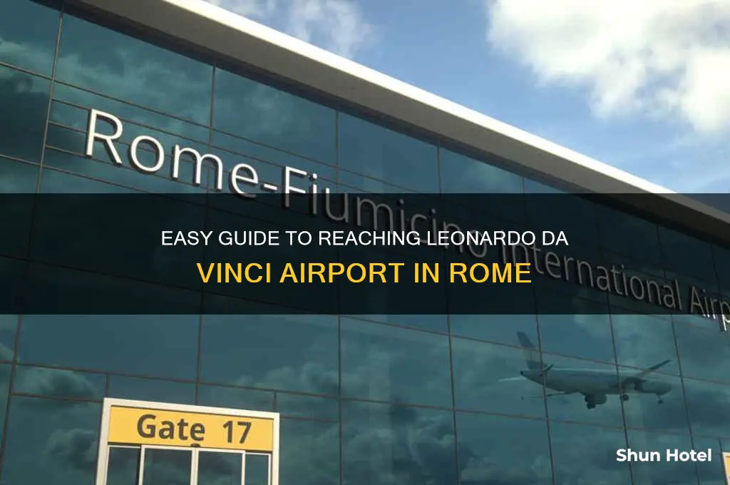 how to get to leonardo da vinci airport