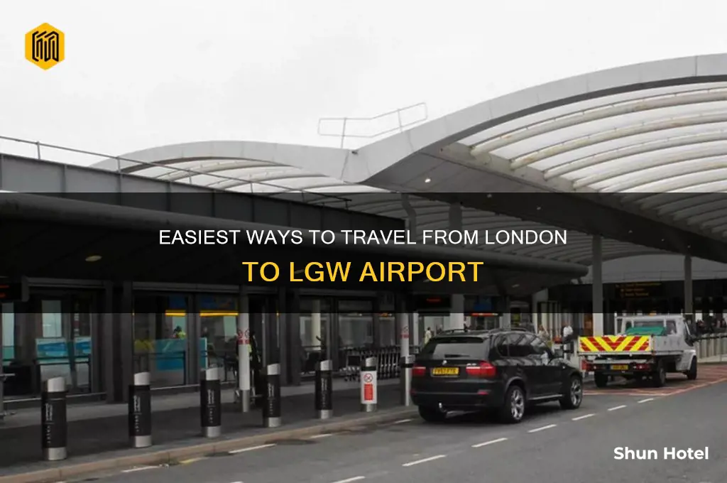 how to get to lgw airport from london