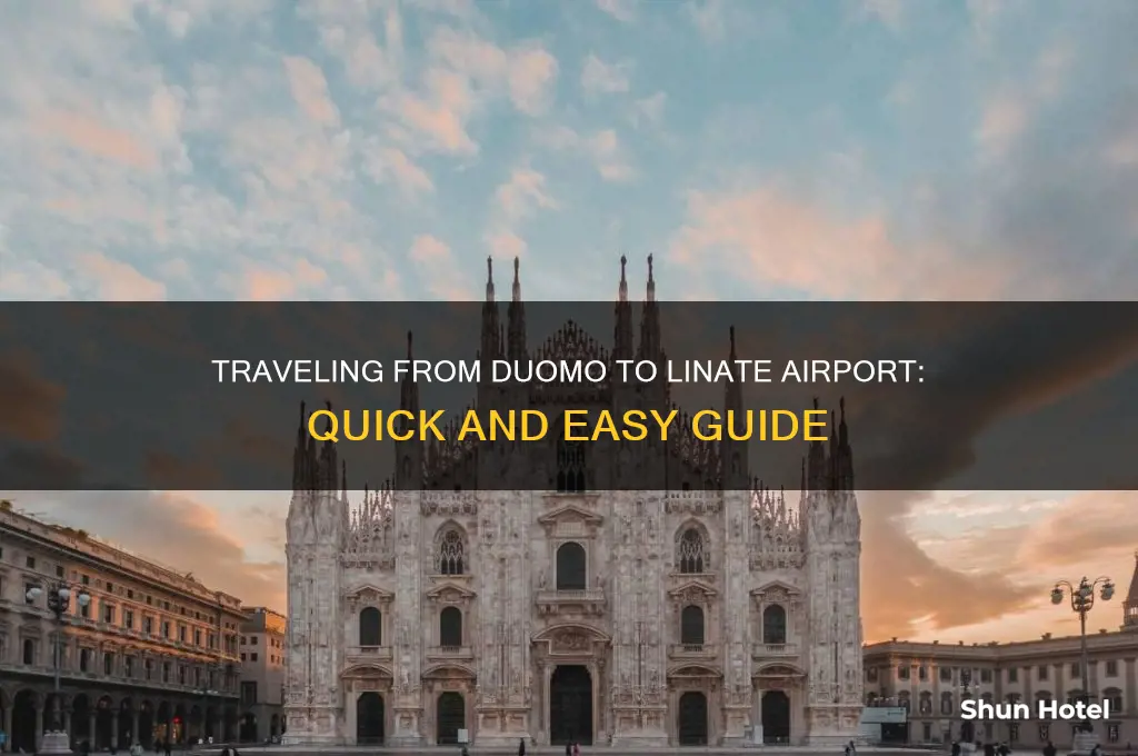 how to get to linate airport from duomo