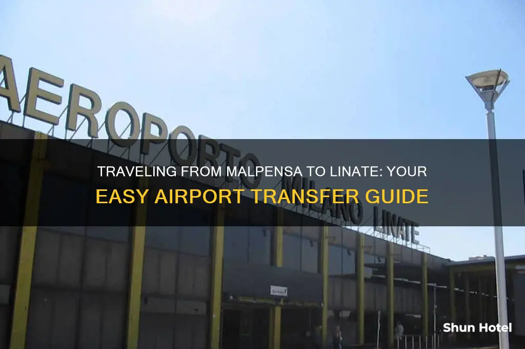 how to get to linate airport from malpensa
