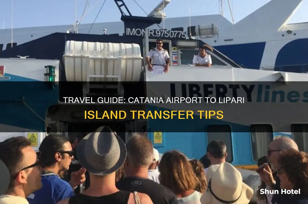 how to get to lipari from catania airport