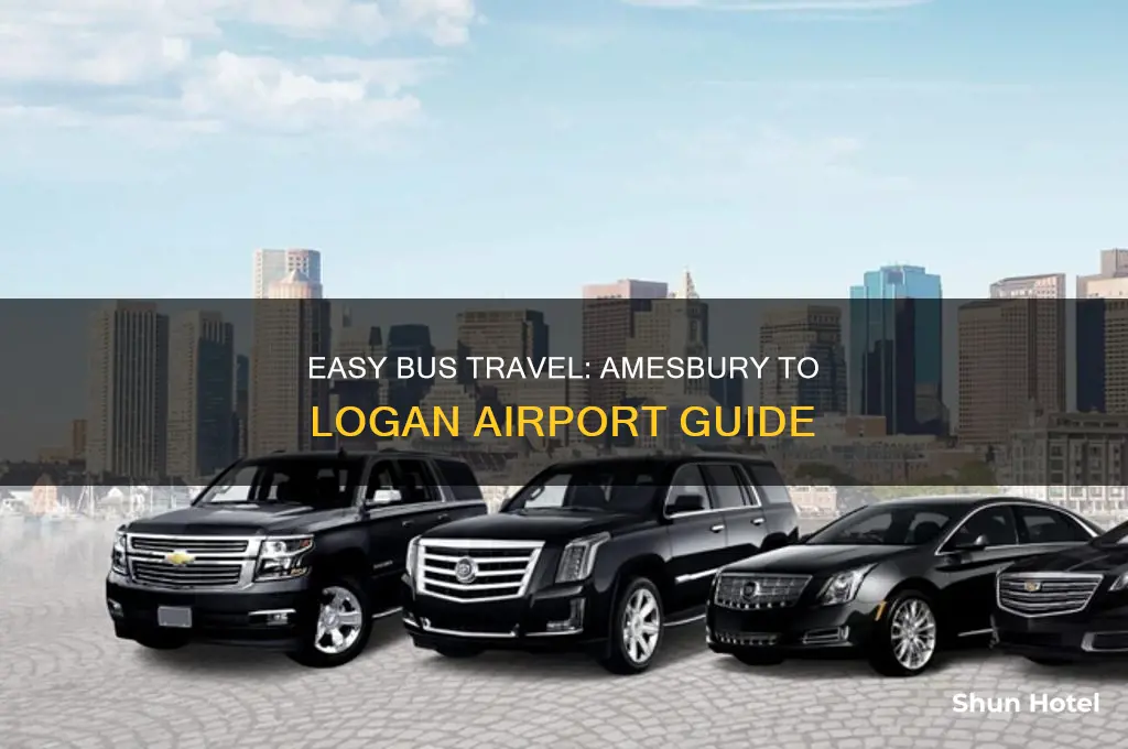 how to get to logan airport by bus from amesbury