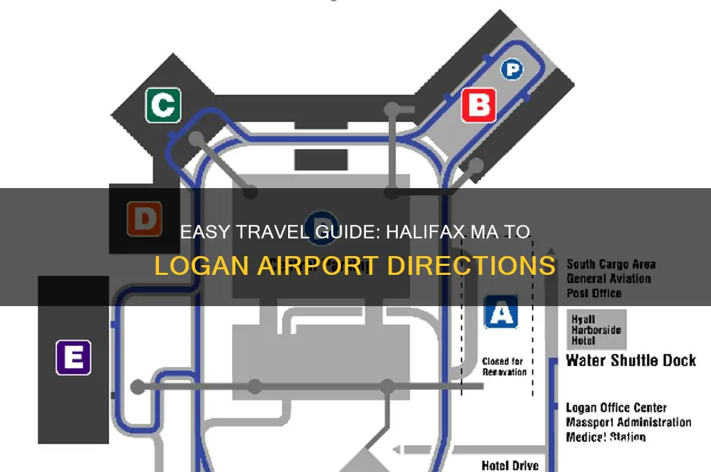 how to get to logan airport from halifax ma