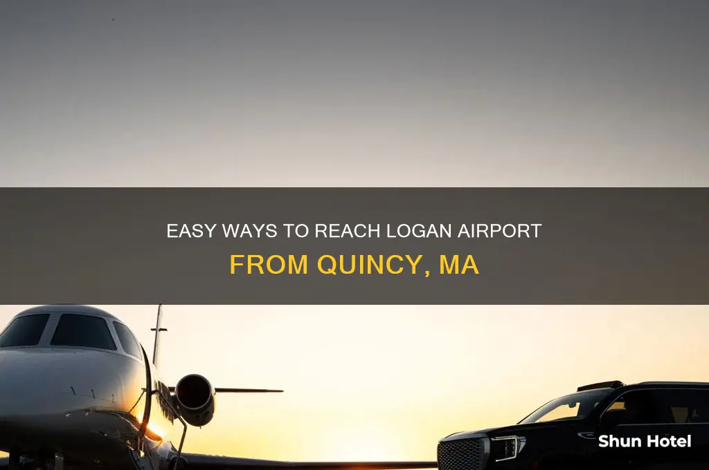 how to get to logan airport from quincy