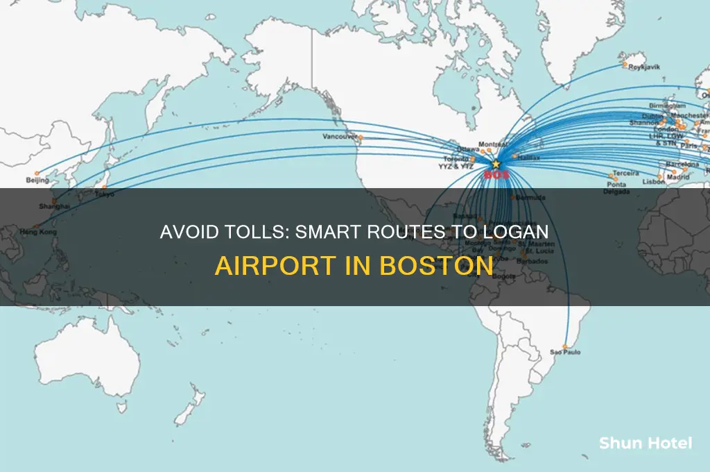 how to get to logan airport without paying toll