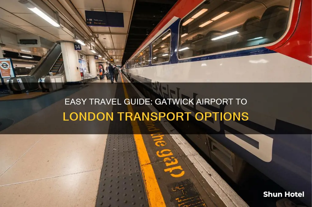how to get to london from gatwiak airport