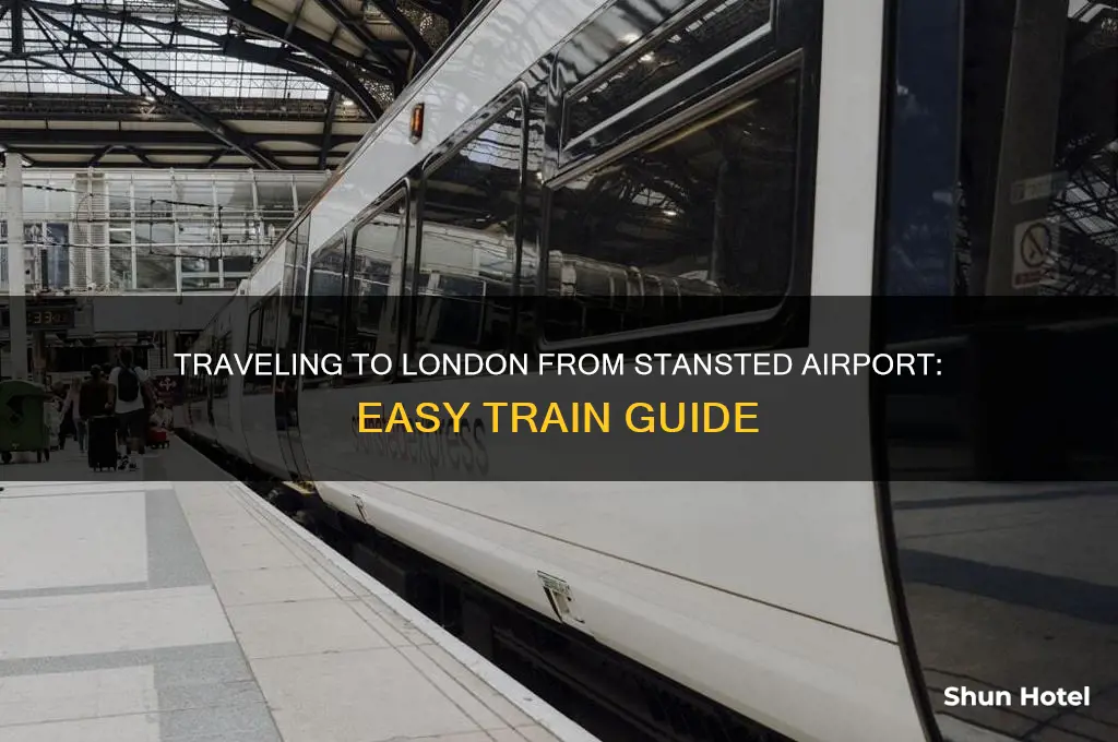 how to get to london from stansted airport by train