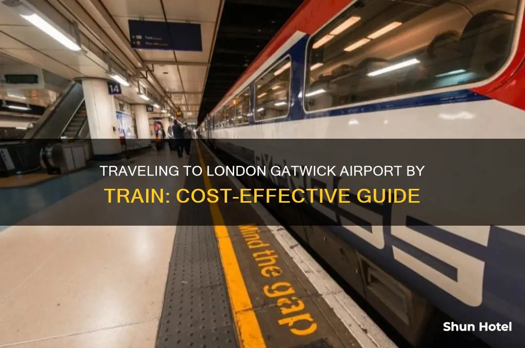 how to get to london gatwick airport by train cost