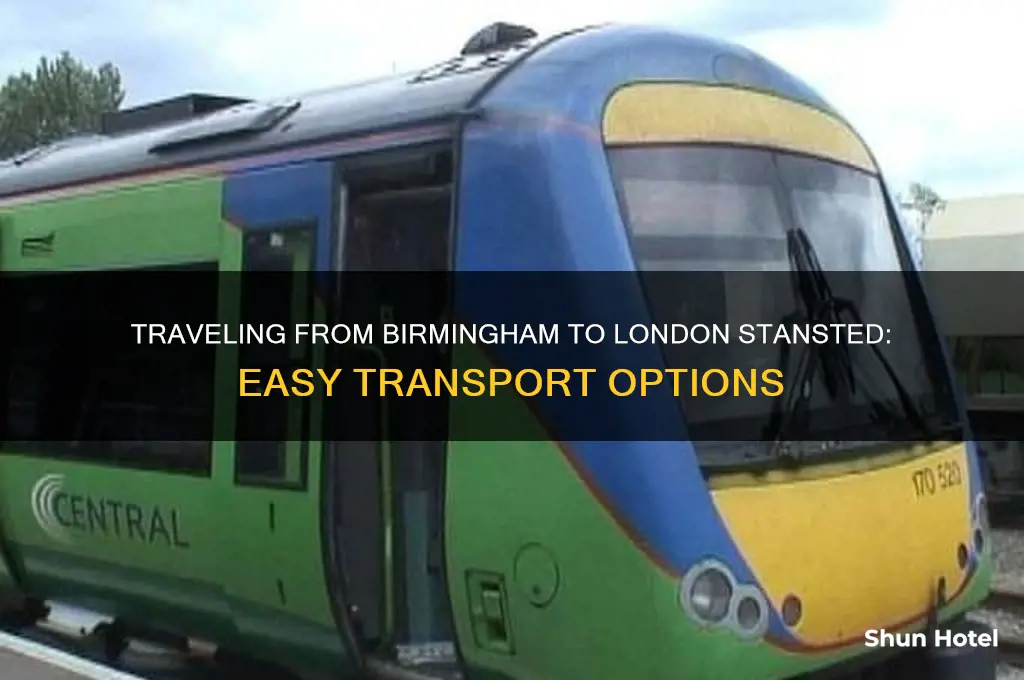 how to get to london stansted airport from birmingham