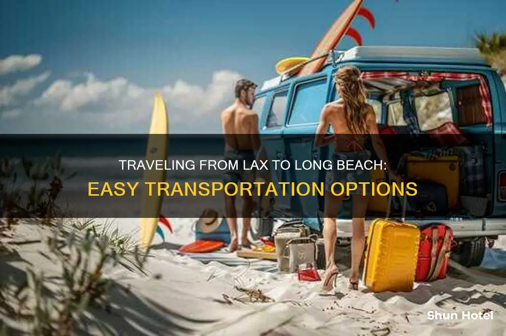 how to get to long beach from los angeles airport