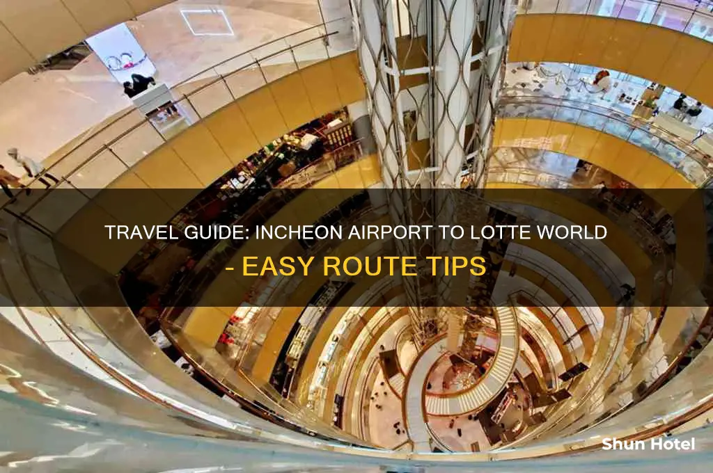 how to get to lotte world from incheon airport
