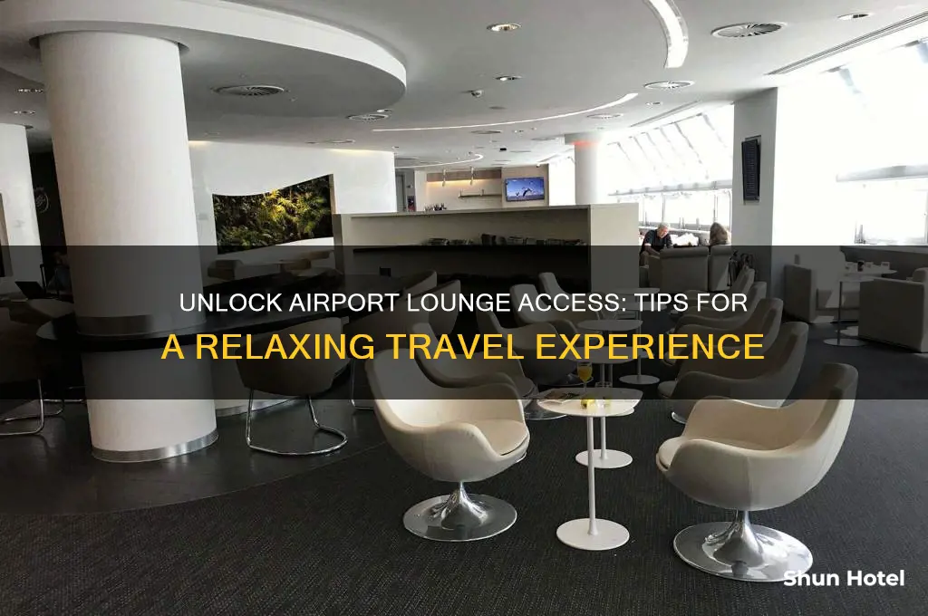 how to get to lounge in airport